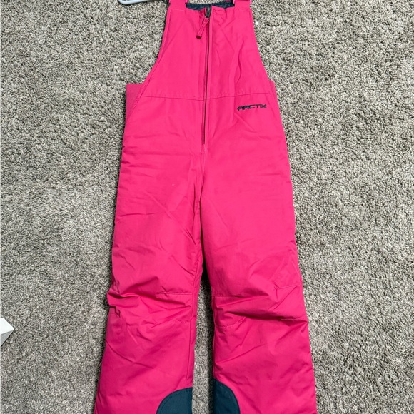 Arctix Pink Snow Bib Overalls - Picture 1 of 5